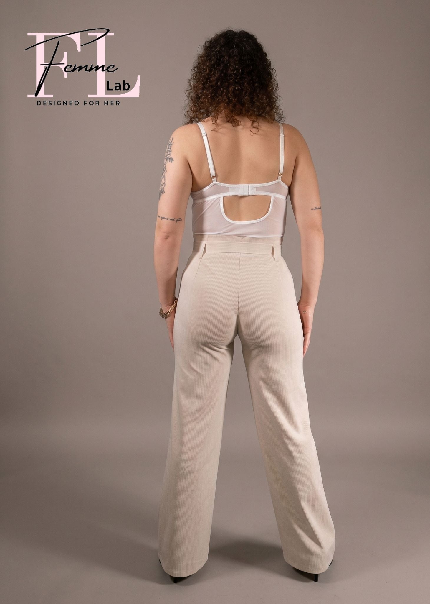 Body in pizzo bianco