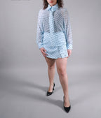 Completo Azzurro a Pois