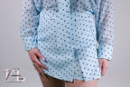 Completo Azzurro a Pois