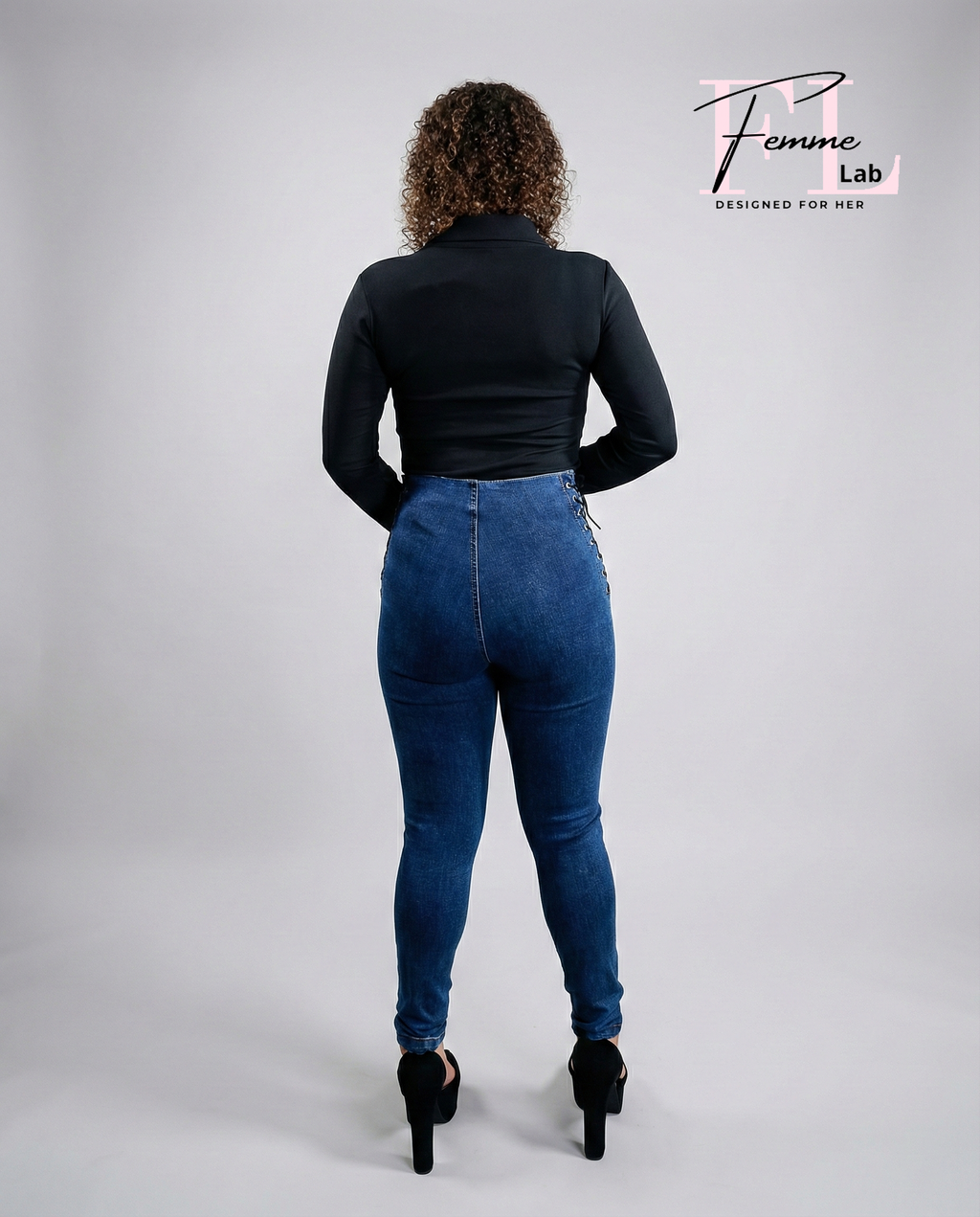 Jeans Wild skinny vita alta
