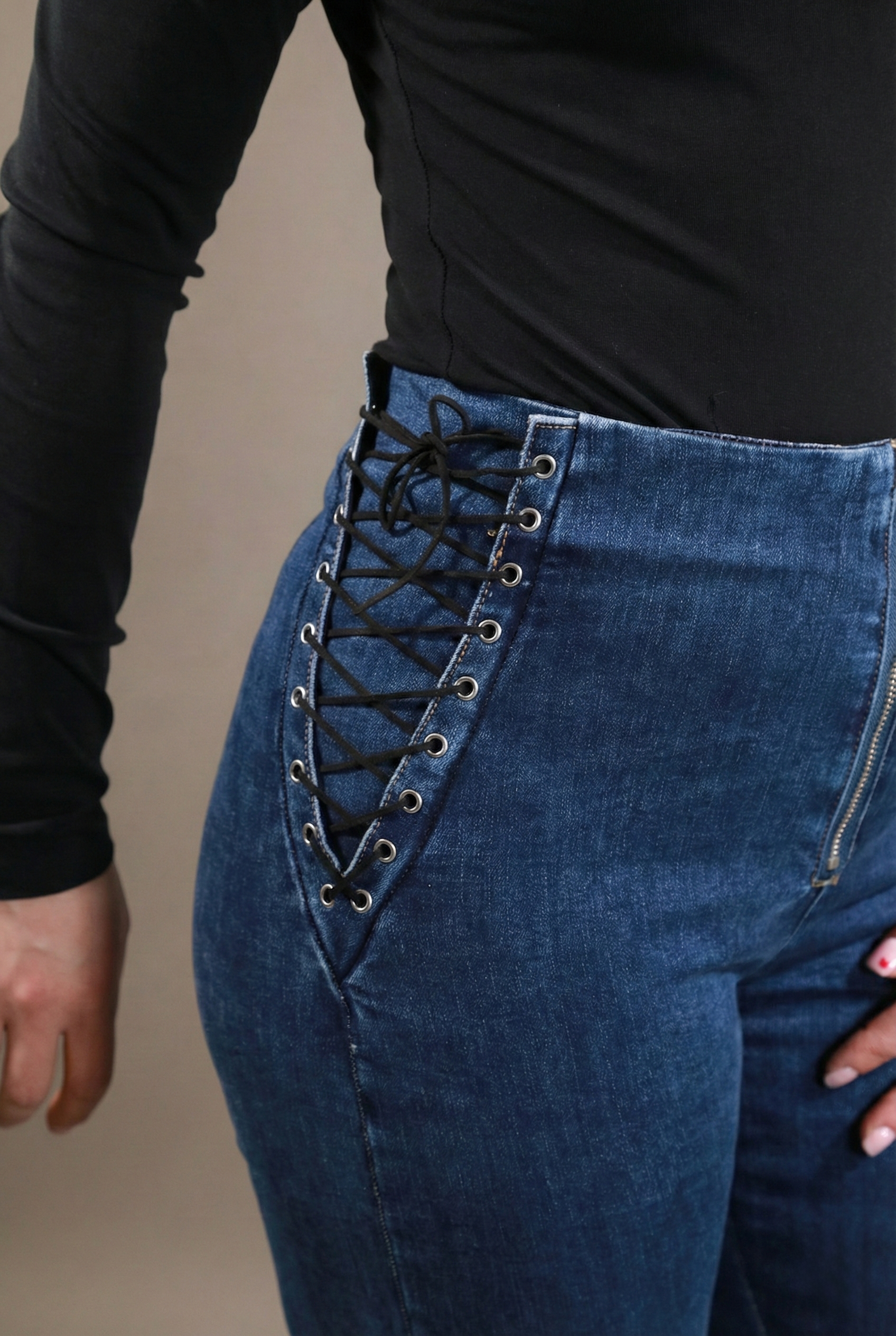 Jeans Wild skinny vita alta