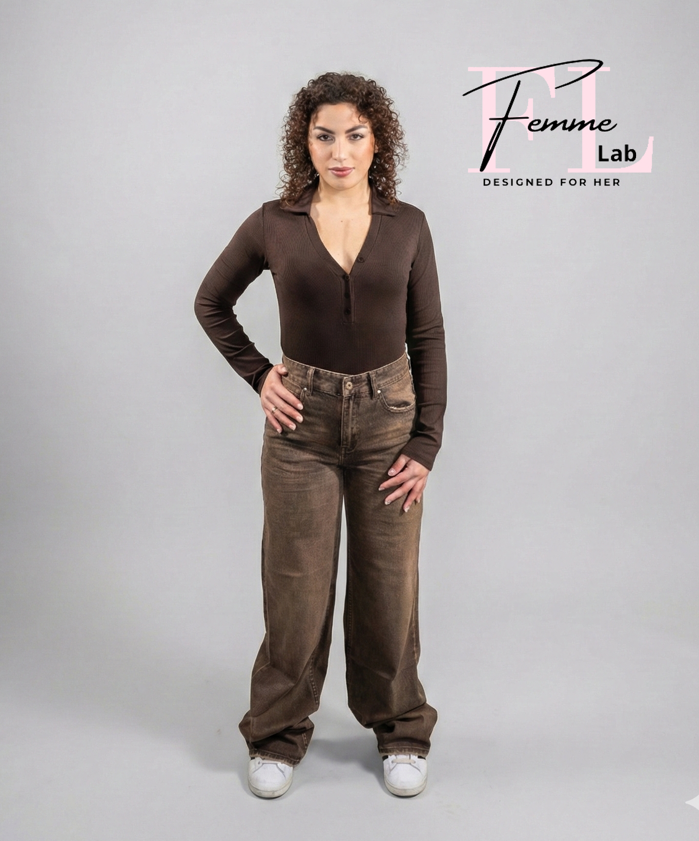 Jeans Wide Leg lavaggio vintage