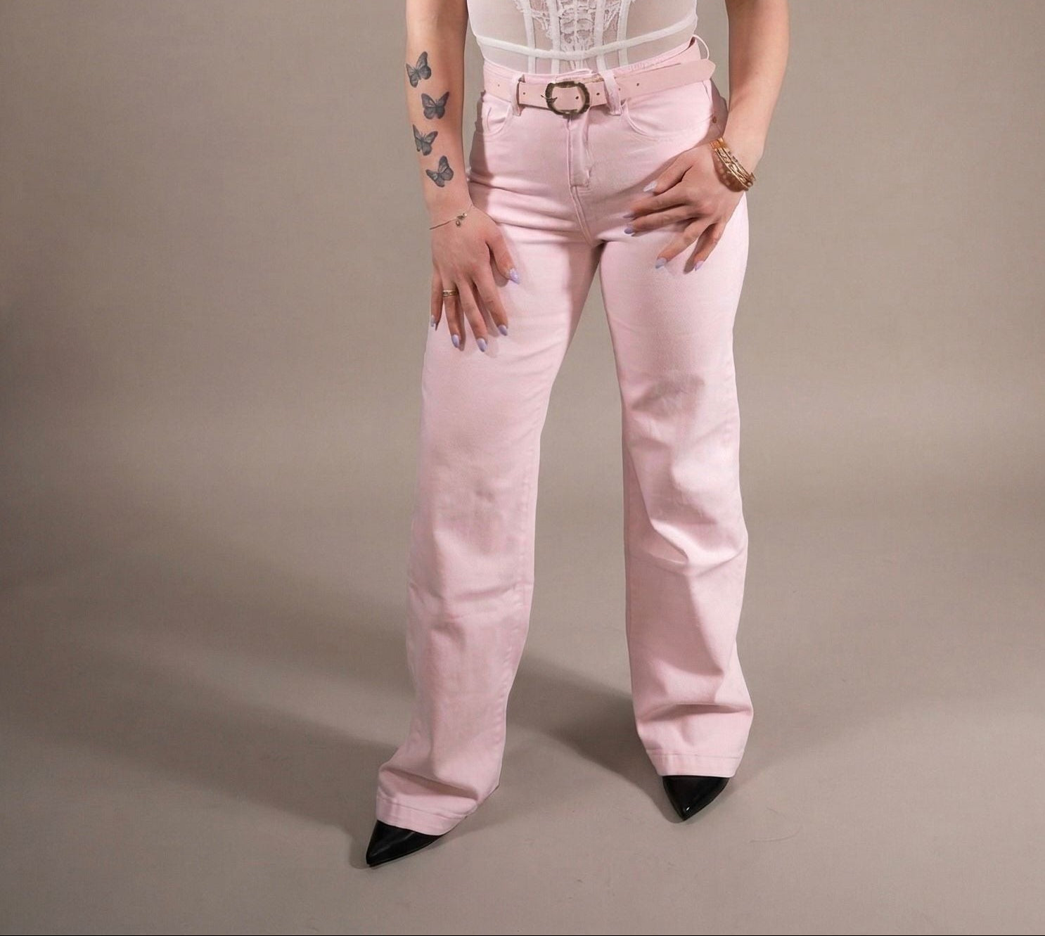 Jeans Rosa Cipria