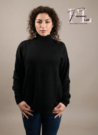 Maglione a Collo Alto – Oversize Morbido